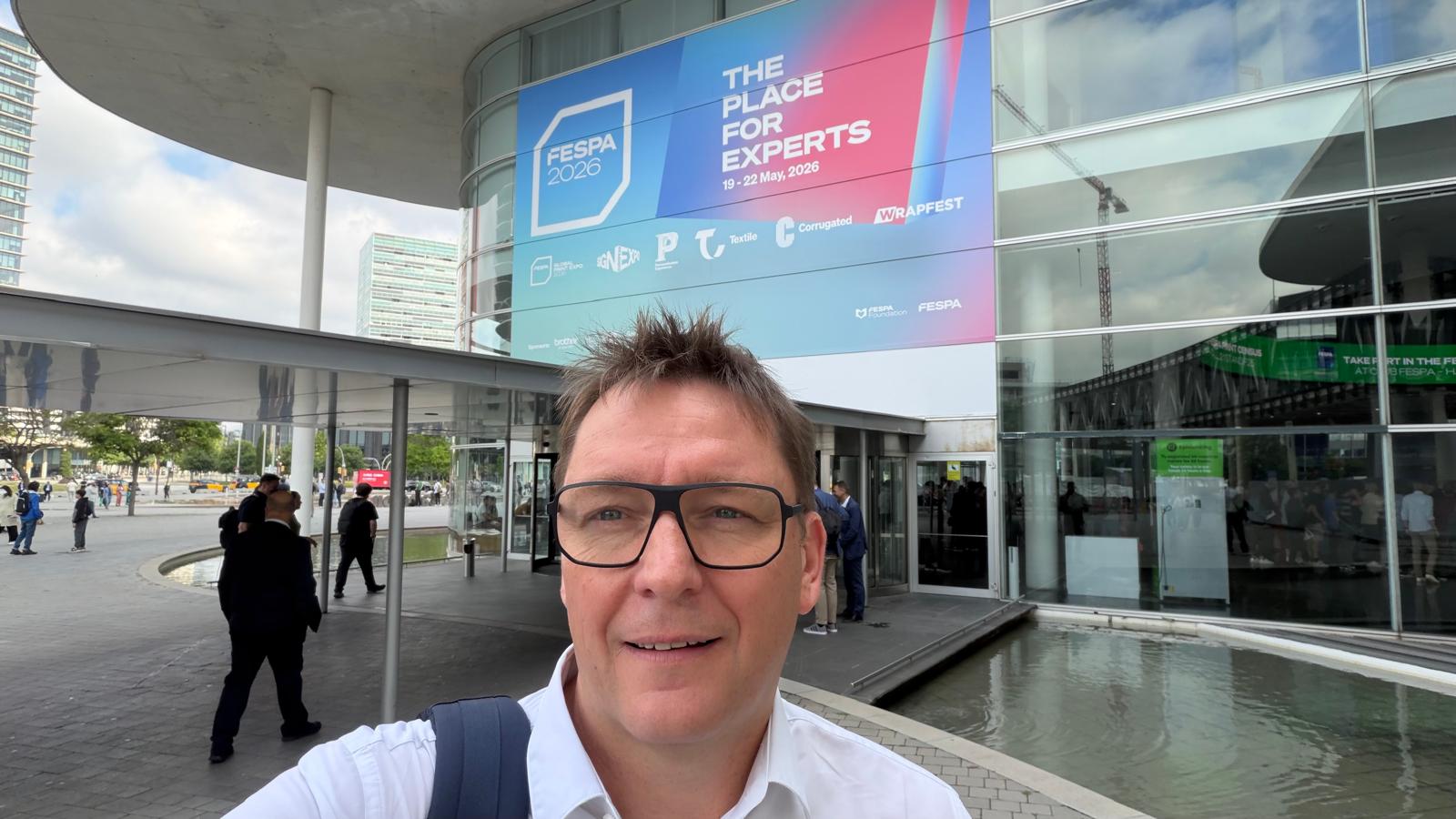 Jean-François Cupillard, dirigeant de CPSS au salon FESPA 2026