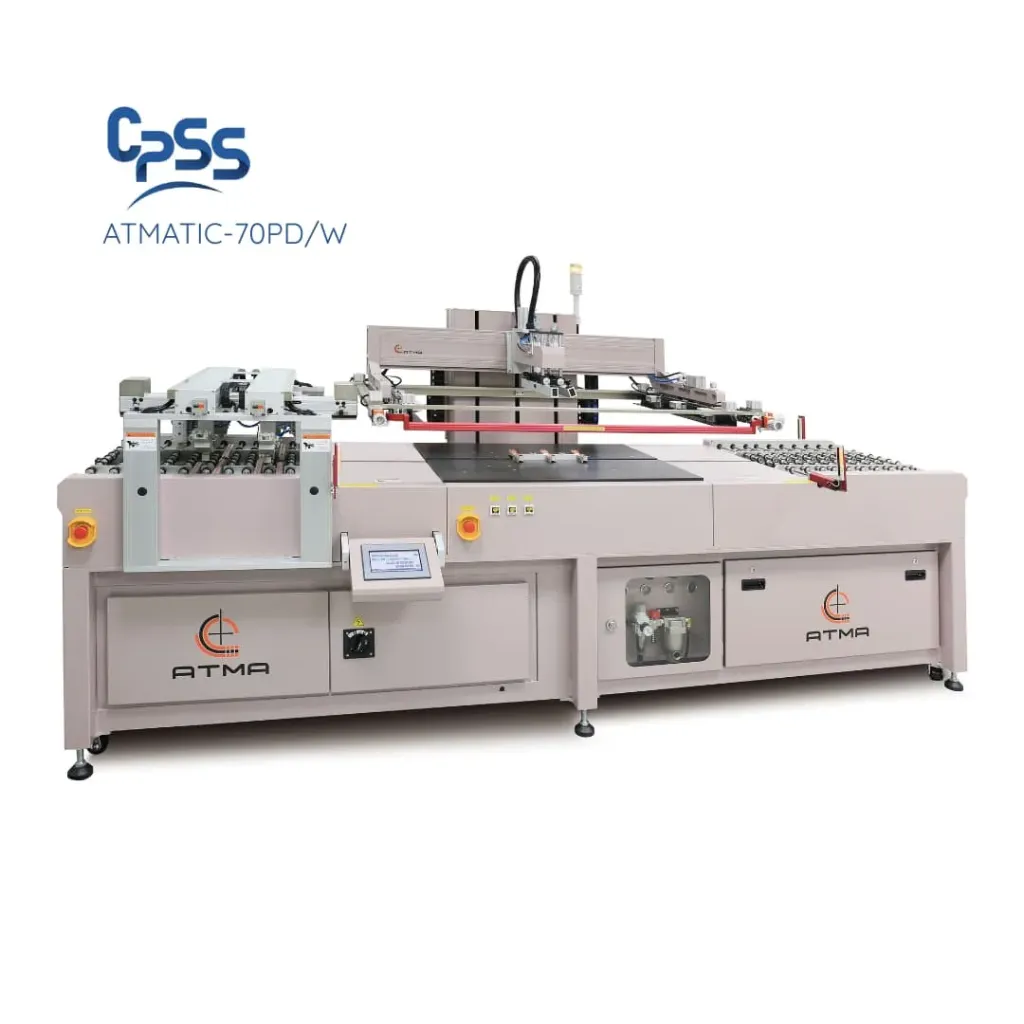 ATMATIC 70PD/W - Machine de sérigraphie - Imprimante automatique pour le verre plat ATMA