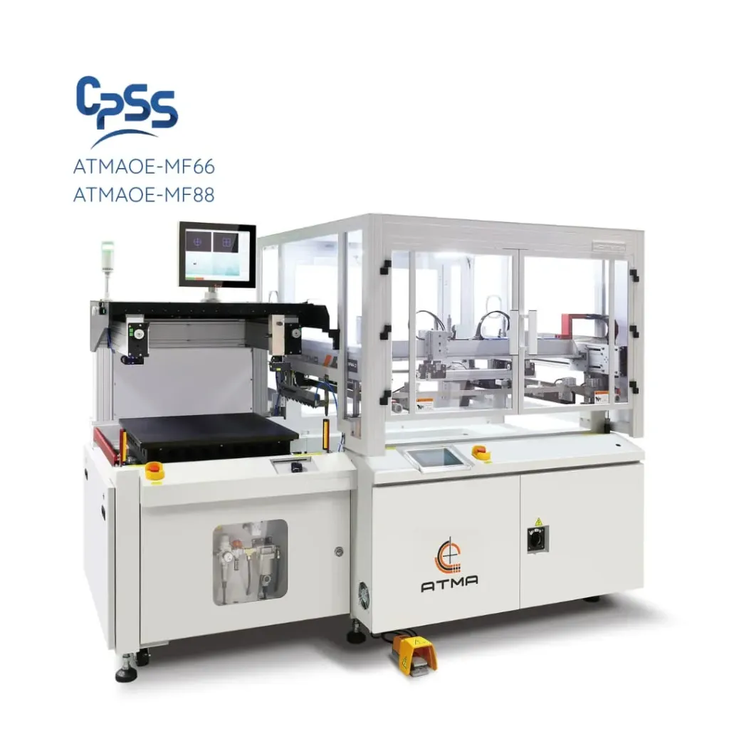 ATMAOE MF66 - Machine de sérigraphie opto-électronique avec caméra haute précision ATMA