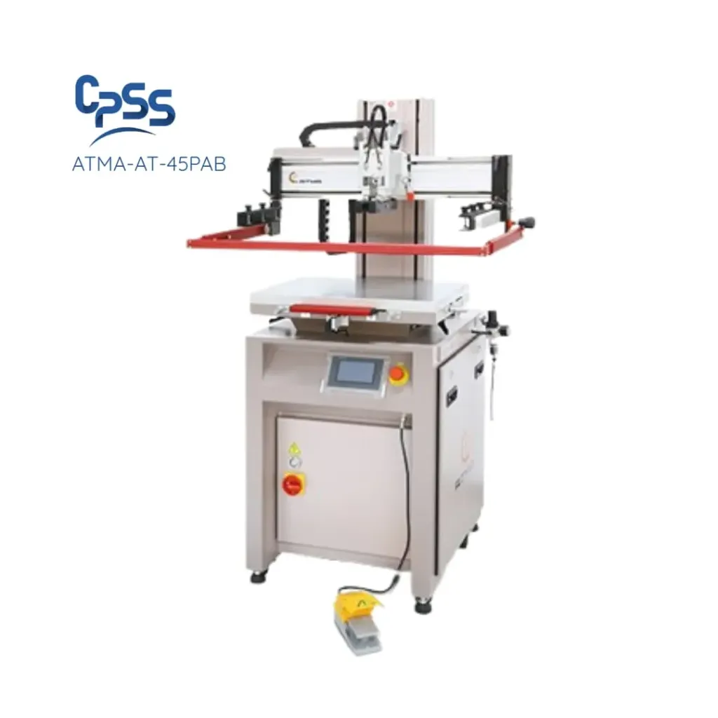 [AT-45PAB] AT-45PAB - Machine hybride de sérigraphie plat + cylindrique