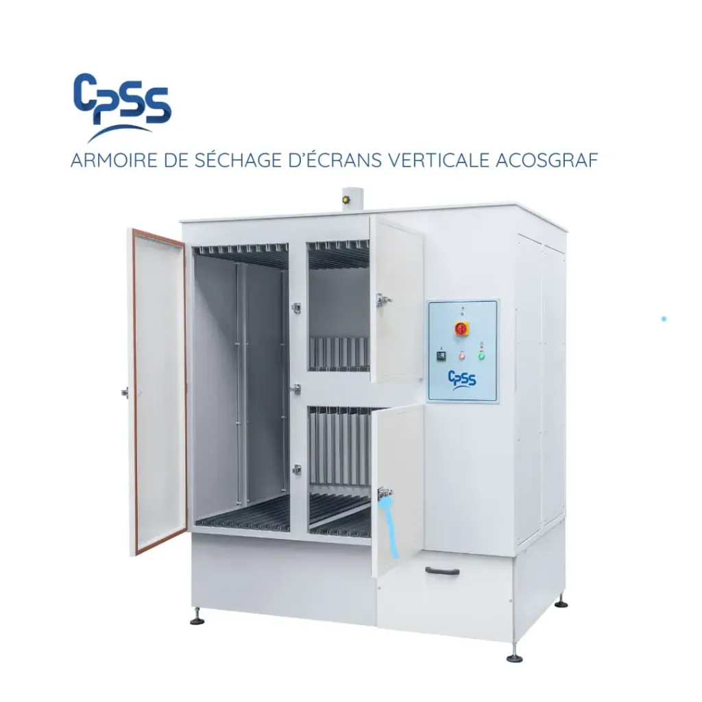 Armoire de séchage d’écrans verticale ou horizontale - Acosgraf by CPSS