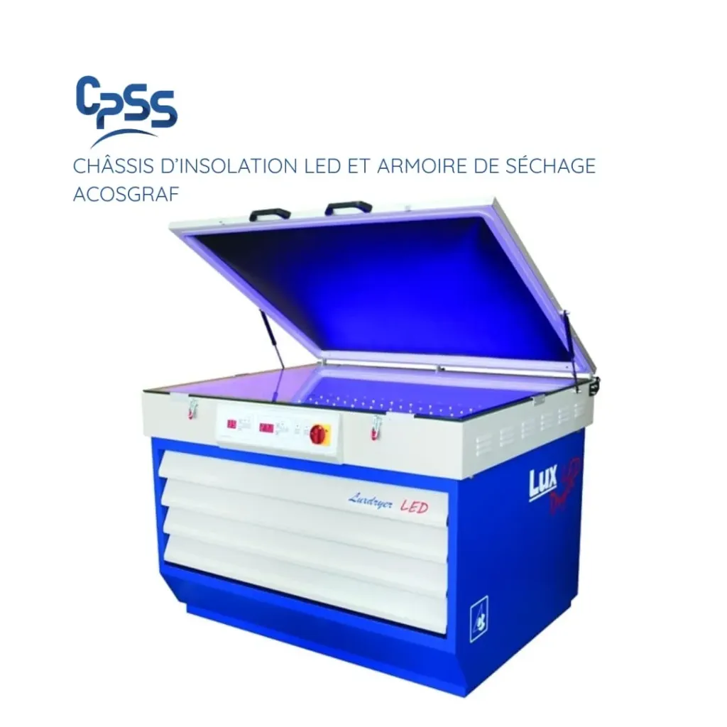 Châssis d’insolation à LED ou lampe - Acosgraf by CPSS
