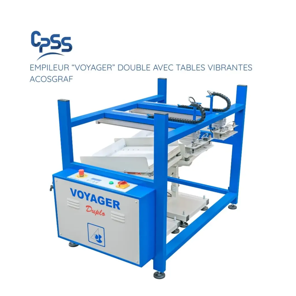 Empileur et table vibrante - Acosgraf by CPSS