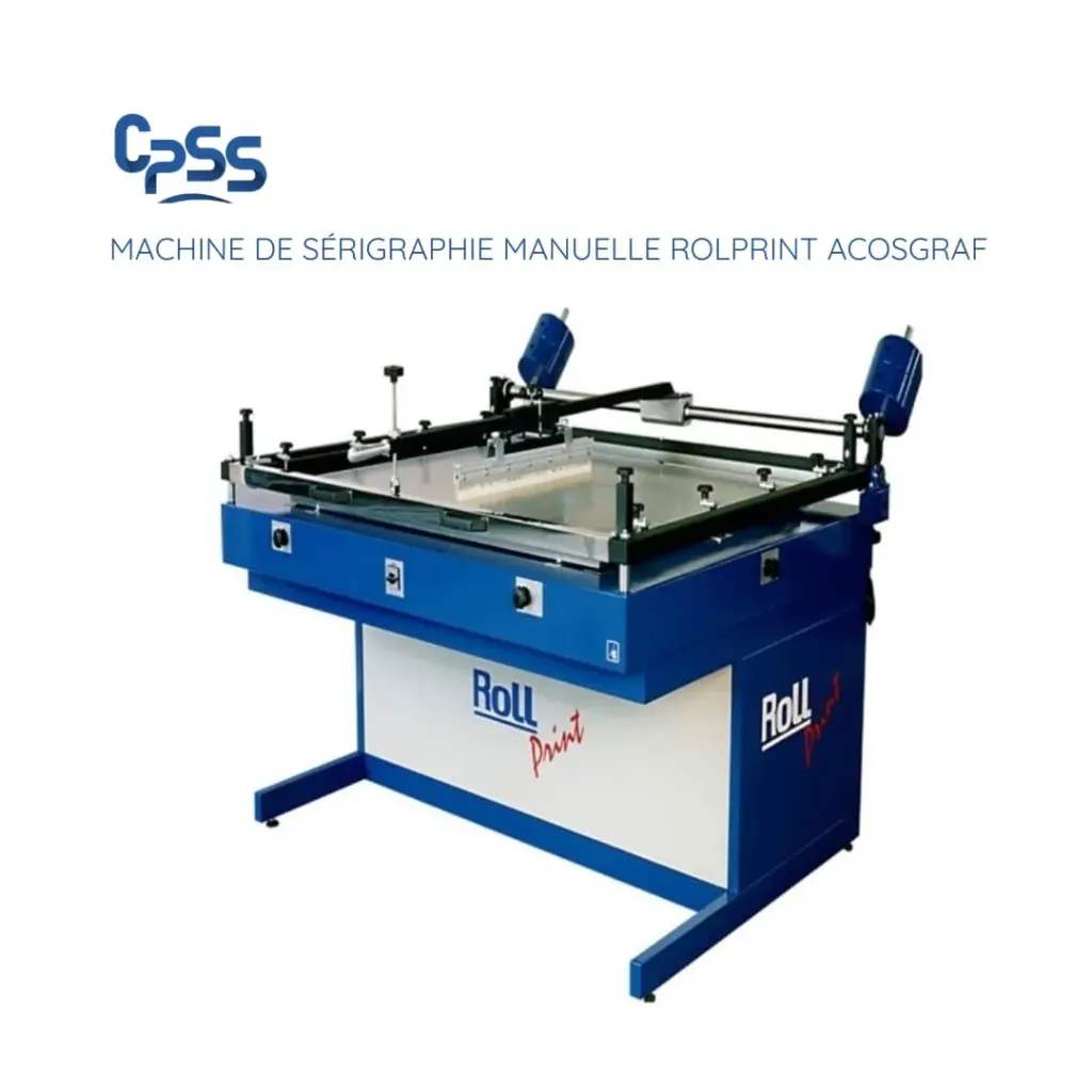 Machine de sérigraphie manuelle ROLPRINT - Acosgraf by CPSS