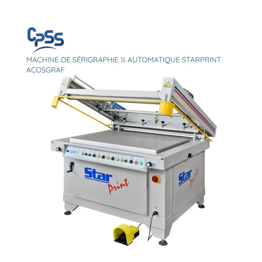 Machine de sérigraphie semi-automatique STARPRINT  - Acosgraf by CPSS